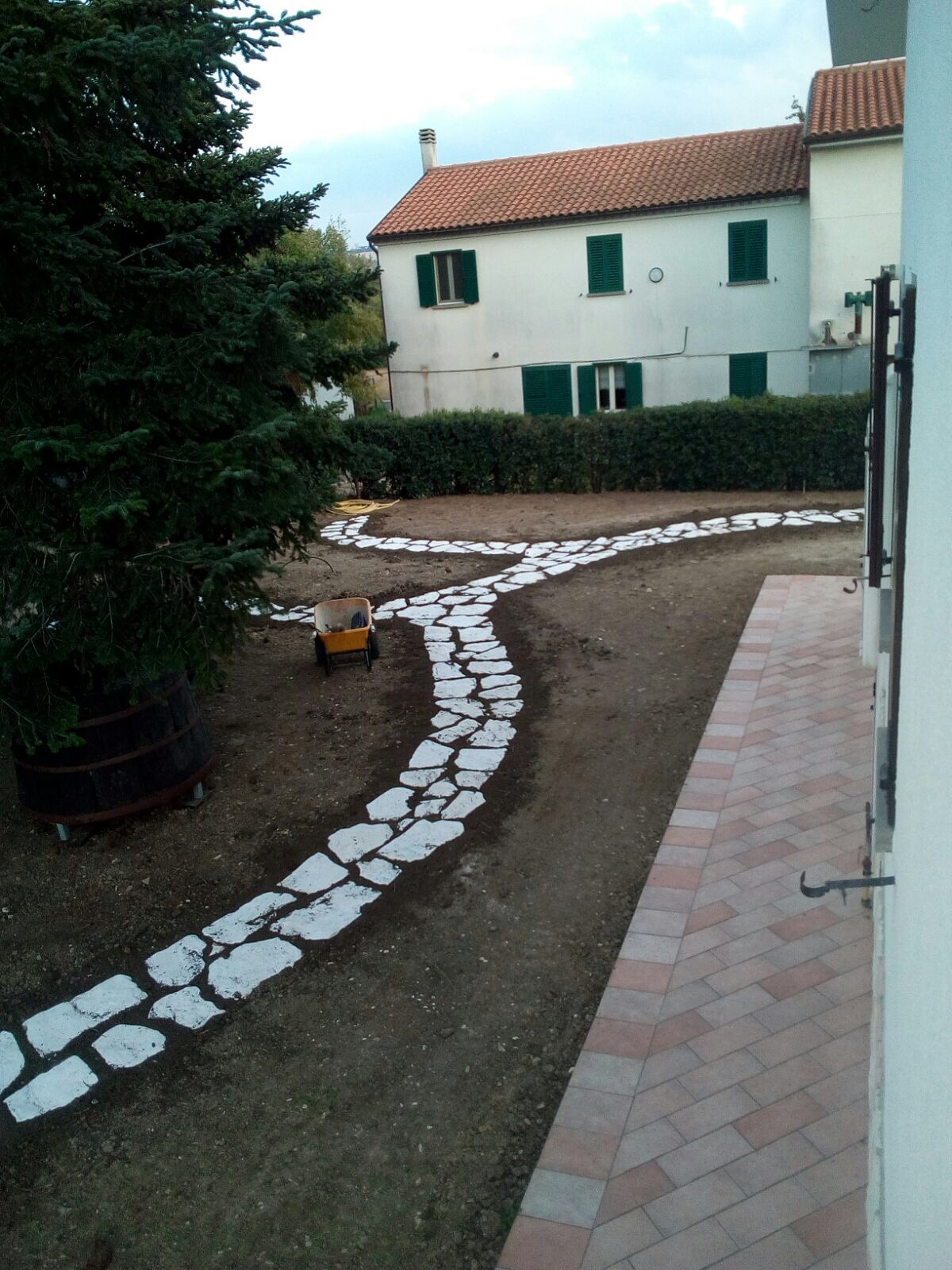 6° esempio di camminamento fatto da Green Garden Pesaro