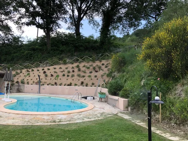 impianto di disinfestazione per una piscina a Cartoceto